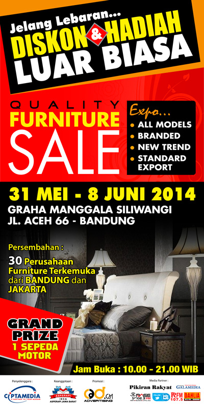 Pameran Quality Furniture Sale Bandung