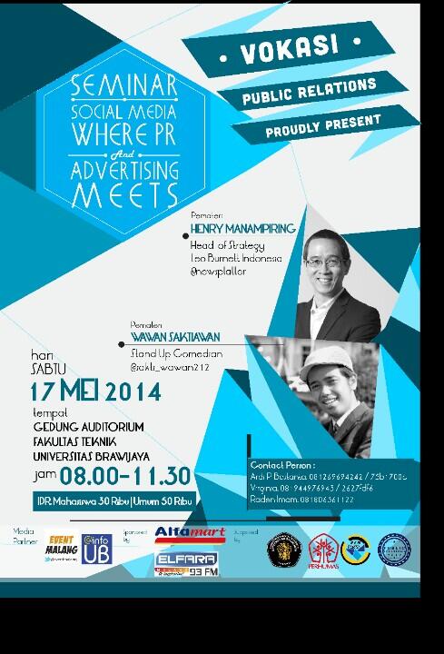 Seminar Social Media Where PR and Advertising Meets Malang