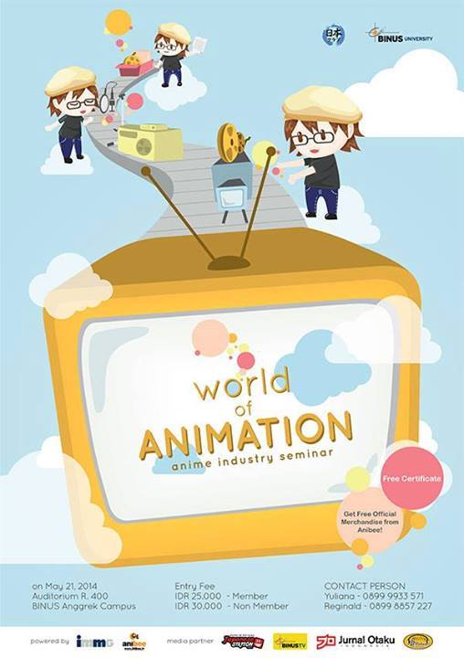 WORLD OF ANIMATION - Anime Industry Seminar Jakarta