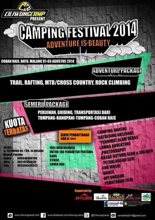 Camping Festival 2014 Batu, Malang