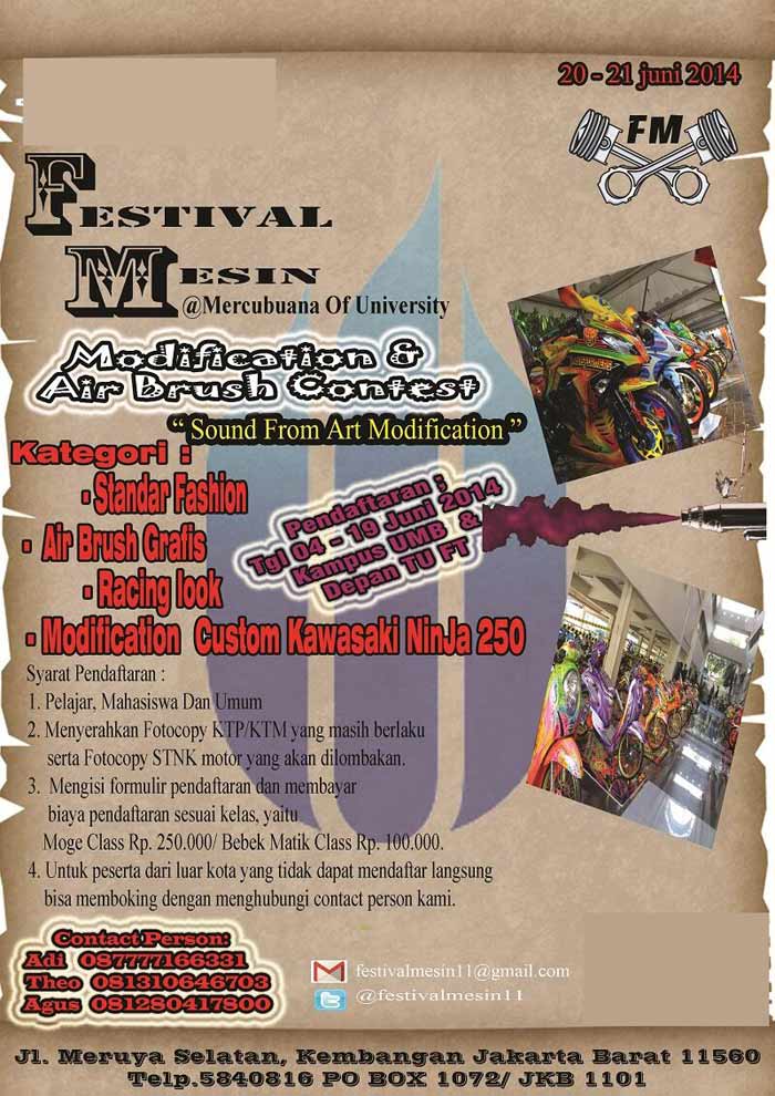 Festival Mesin Universitas Mercubuana