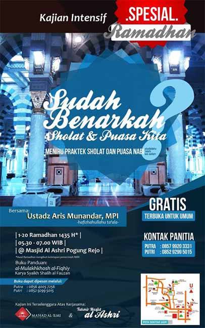 Kajian Intensif Spesial Ramadhan Yogyakarta