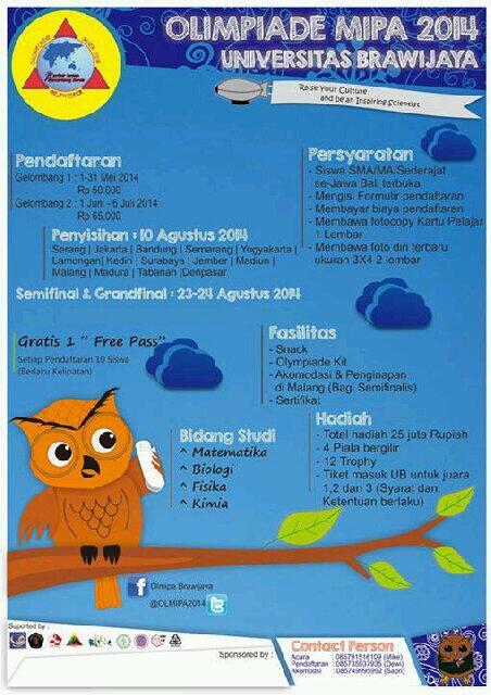 Olimpiade MIPA 2014 Universitas Brawijaya