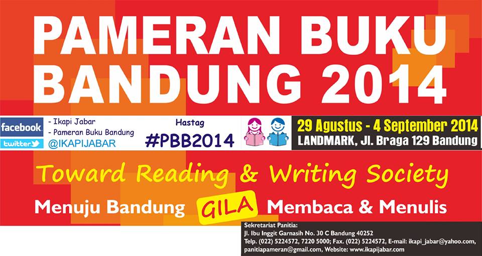 Pameran Buku Bandung bulan Agustus 2014