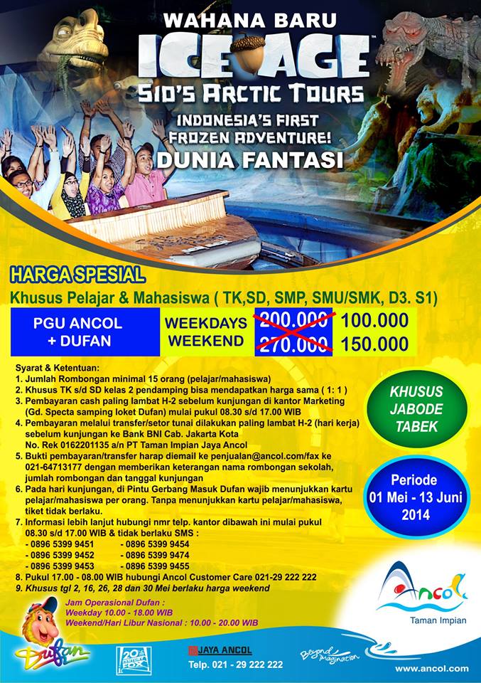 Promo Dufan untuk Pelajar & Mahasiswa
