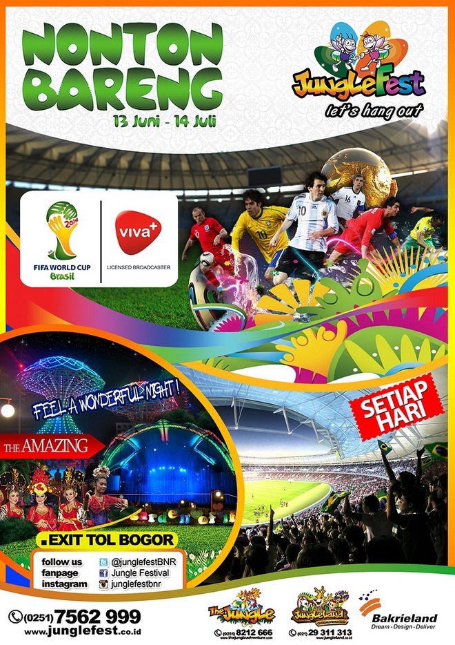 Nonton Bareng Piala Dunia 2014 di Jungle Fest Bogor