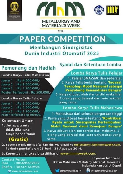Paper Competition Industri Otomotif UI Depok