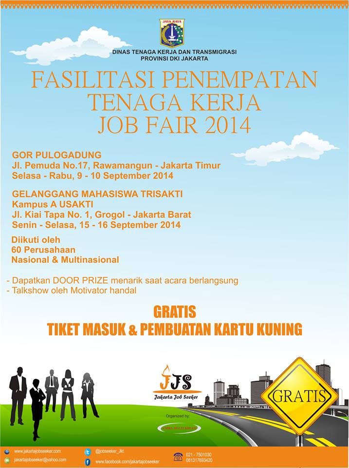 Fasilitasi Penempatan Tenaga Kerja (JOB FAIR) 2014