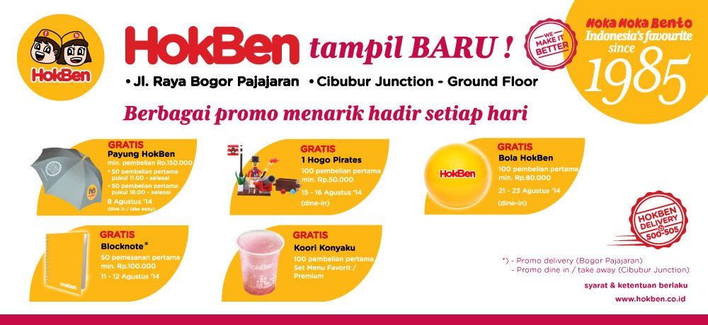 HOKBEN TAMPIL BARU!