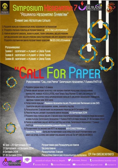 Call For Paper Asuransi Kesehatan 7 UI