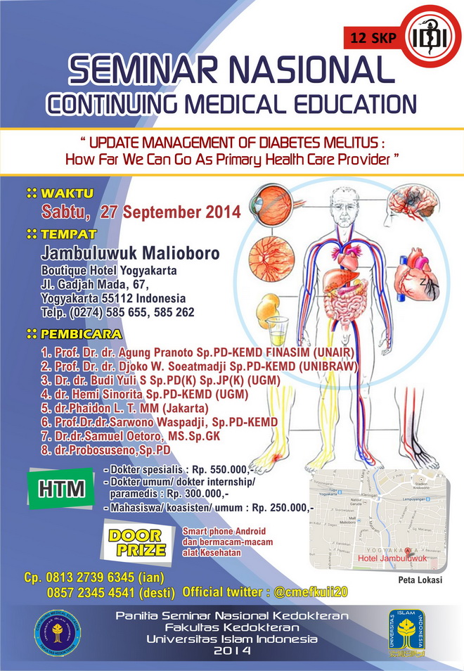 Seminar Nasional CME FKUII 2014 Update Management of Diabetes Melitus