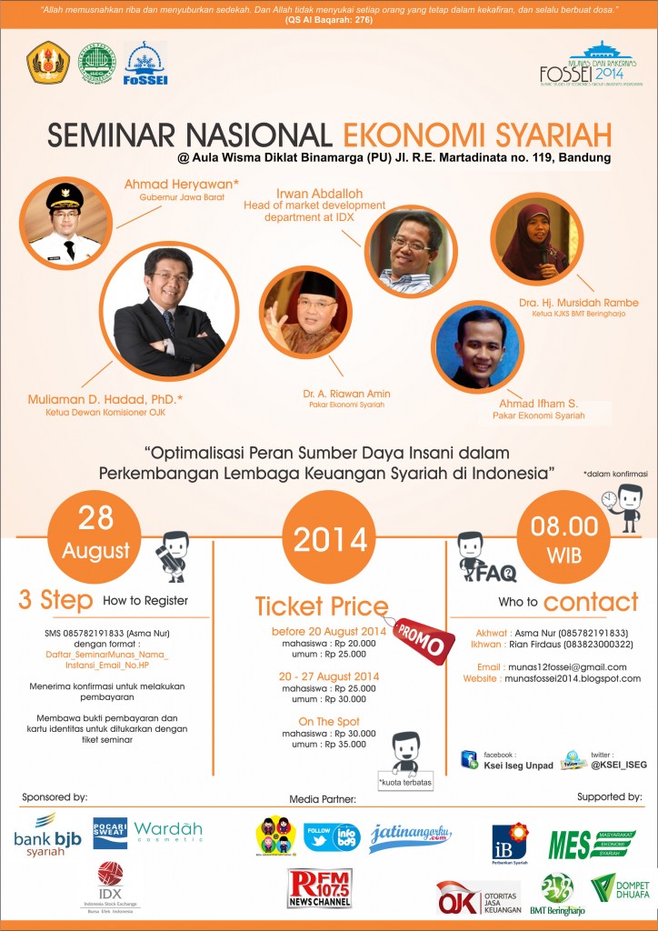 Seminar Nasional Ekonomi Syariah Bandung