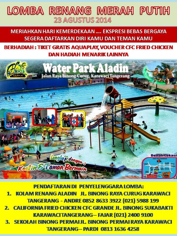LOMBA RENANG MERAH PUTIH