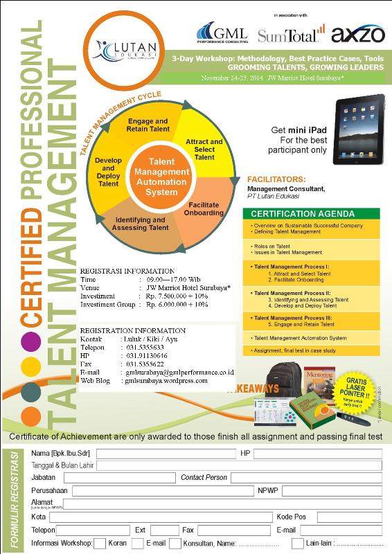 Training "Certified Professional Talent Management" - Surabaya