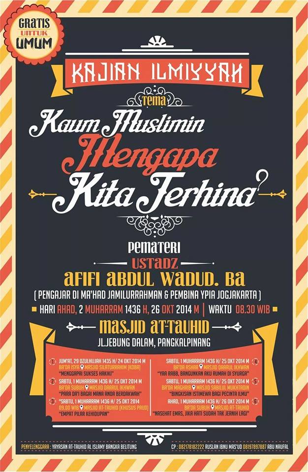 Kajian Islam Ilmiyyah Pangkalpinang Riau