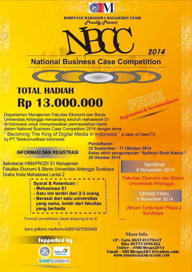 National Business Case Competition (NBCC) 2014