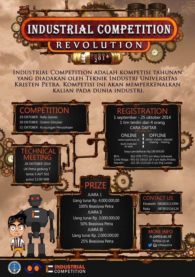 Industrial Competition 2014 "REVOLUTION" - Surabaya