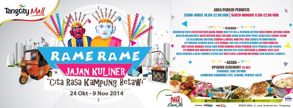 Rame-rame Jajan Kuliner Kampung Betawi - TangCity Mall