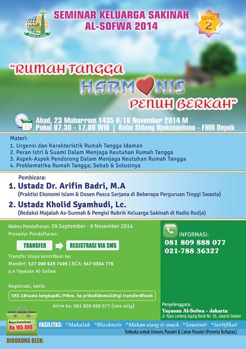 Seminar Keluarga Sakinah - FHUI Depok
