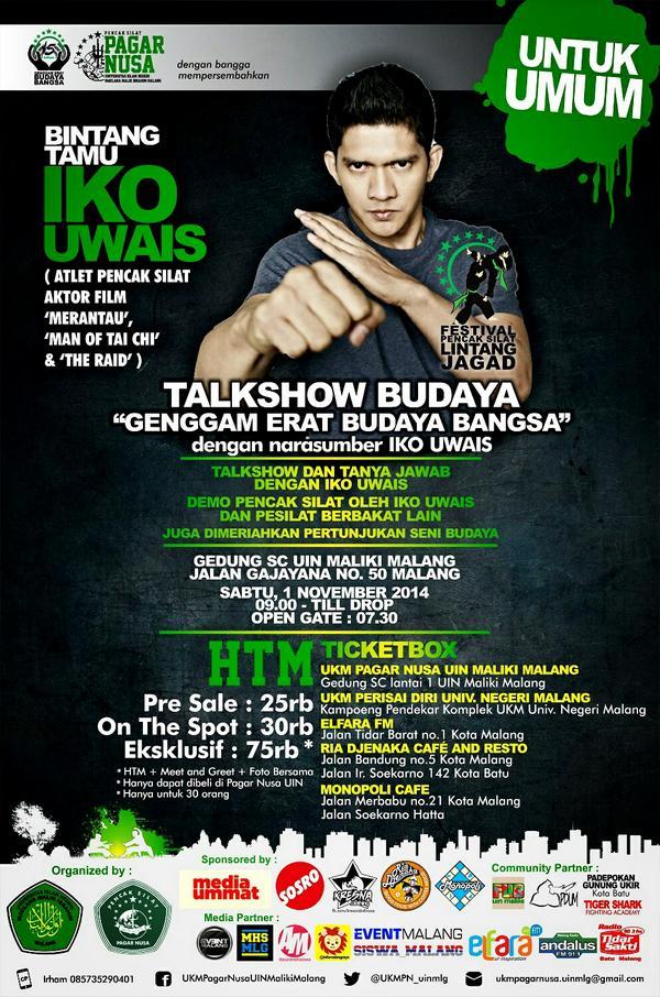 Talkshow "Genggam Erat Budaya Bangsa" Bersama Iko Uwais - Malang