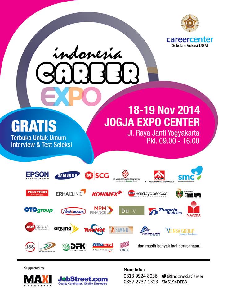 [Job Fair] Indonesia Career Expo SV-UGM
