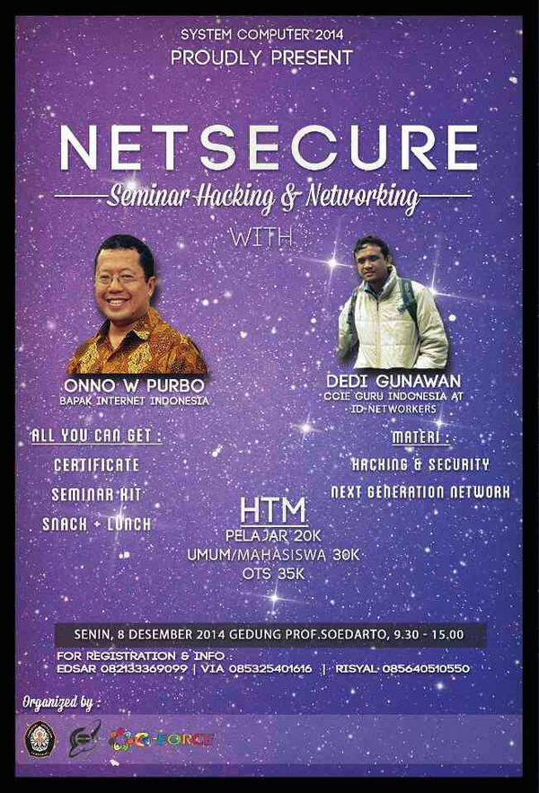 Seminar IT NETSECURE UNDIP