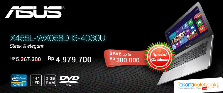 Laptop Asus Core i3 hanya Rp 4.979.700 [JakartaNotebook]