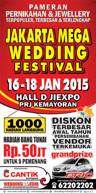 Jakarta Mega Wedding Festival Januari 2015