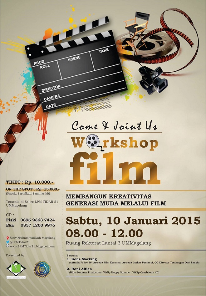 Workshop Film "Membangun Kreativitas Generasi Muda Melalui Film" - Magelang