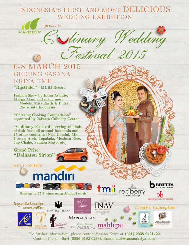 Culinary Weddding Festival 2015 - Jakarta