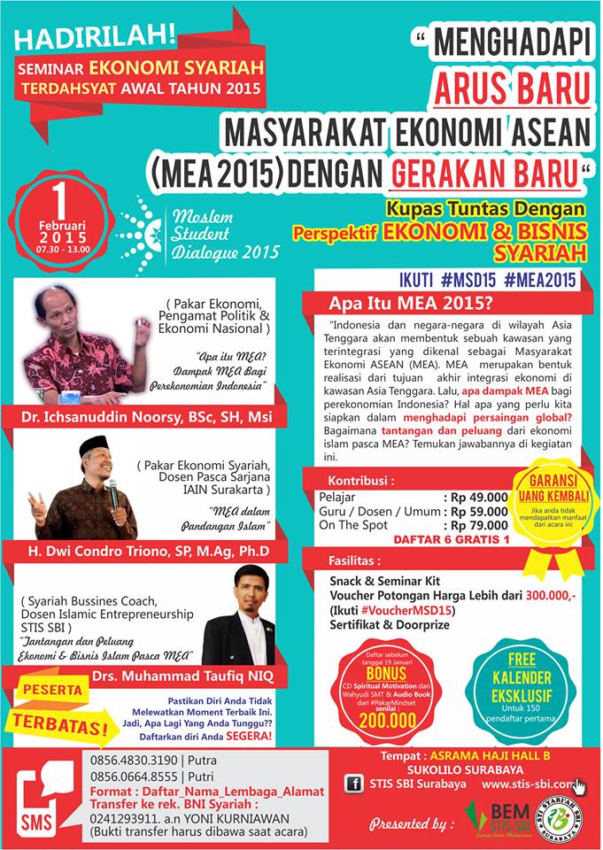 Seminar Nasional Ekonomi Syariah - BEM STIS SBI Surabaya