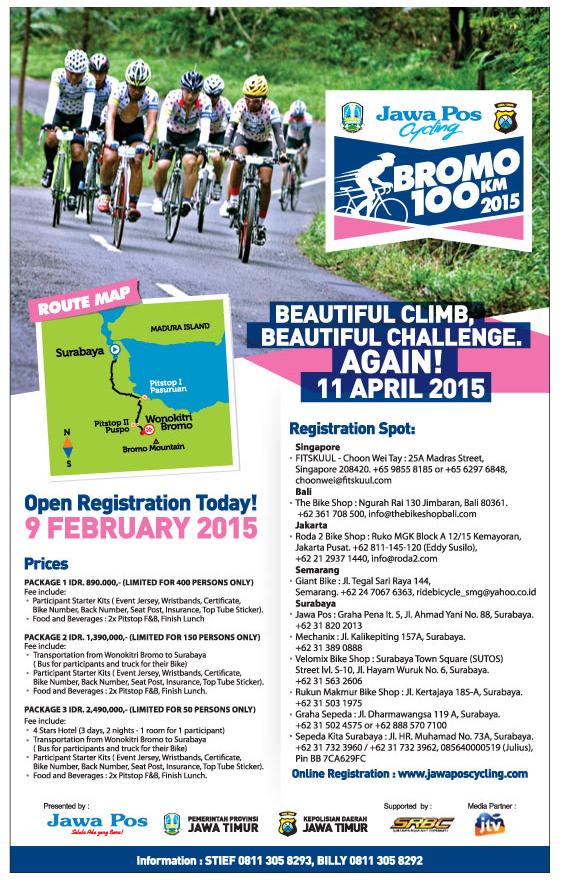 Jawa Pos Cycling Bromo 100km 2015