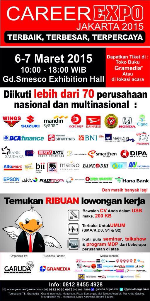 [Job Fair] Career Expo Jakarta - Maret 2015
