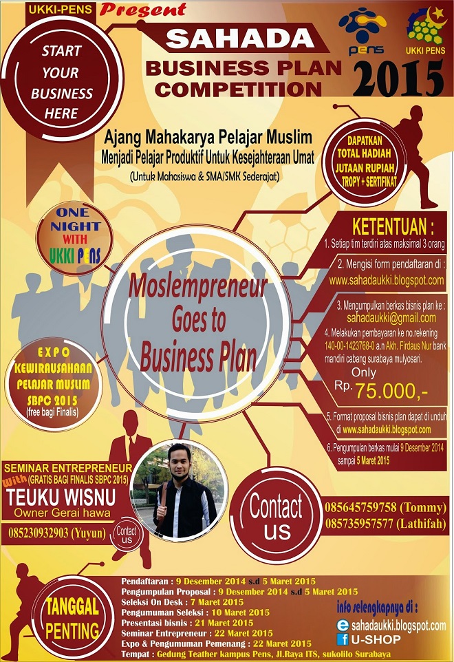 SAHADA Business Plan Competition 2015 - Surabaya