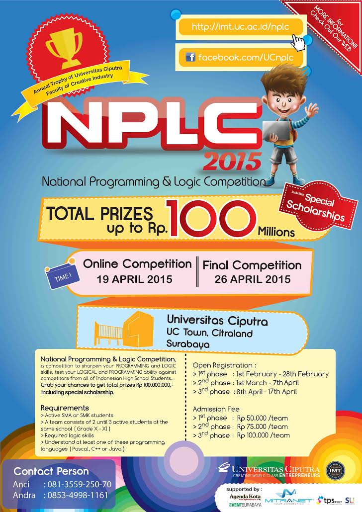 National Programming & Logic Competition (NPLC) 2015