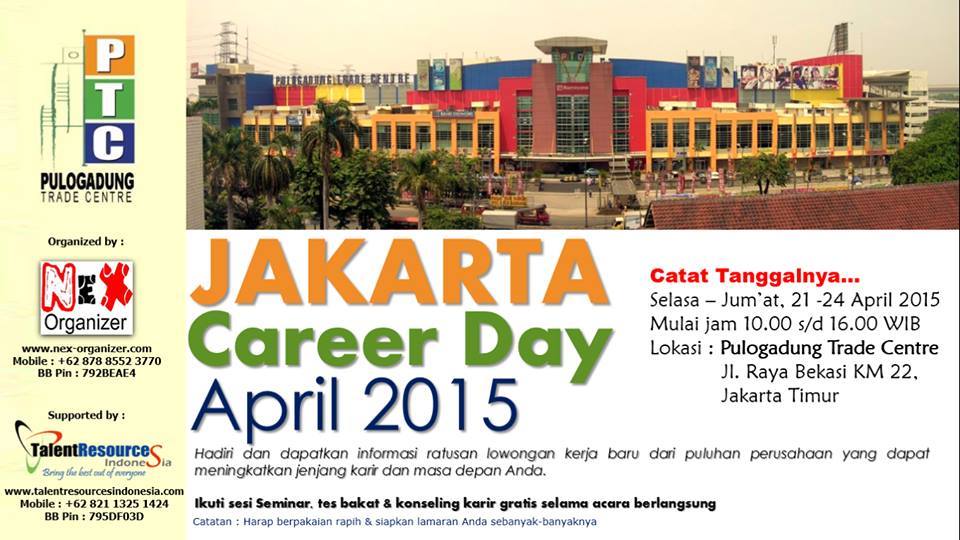 [Job Fair] Jakarta Career Fair PTC – April 2015