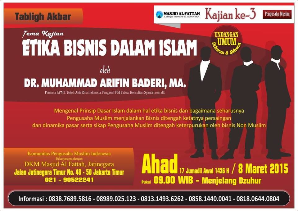 Kajian Rutin KPMI Jakarta - Maret 2015