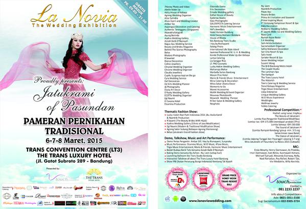 Pameran Pernikahan Tradisional La Novia - Maret 2015