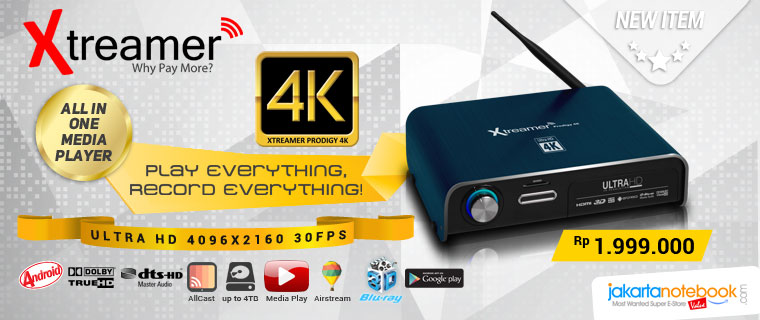 Xtreamer Prodigy 4K Media Player - Jamin termurah se-Indonesia