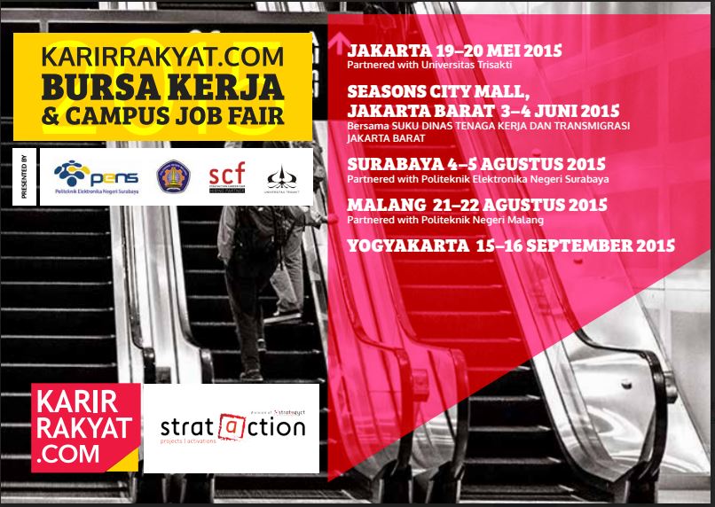 Rangkaian Program Job Fair KarirRakyat 2015