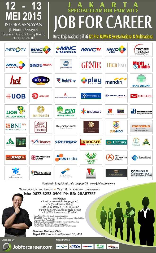 [Job Fair] Jakarta Spectacular "JOB FOR CAREER" 2015
