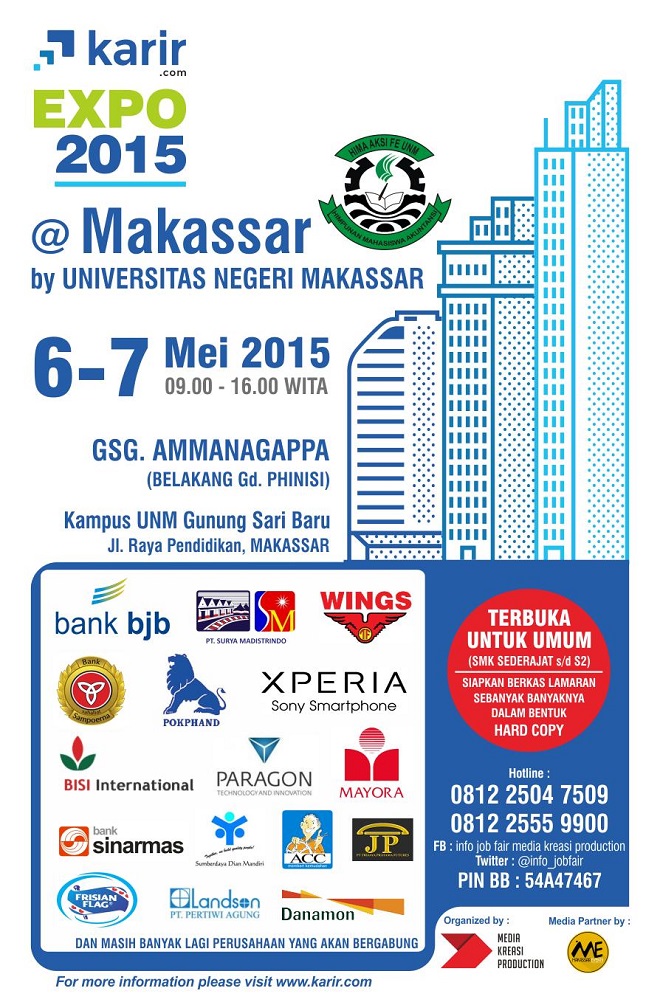 [Job Fair] Makassar Karir.com Expo 2015