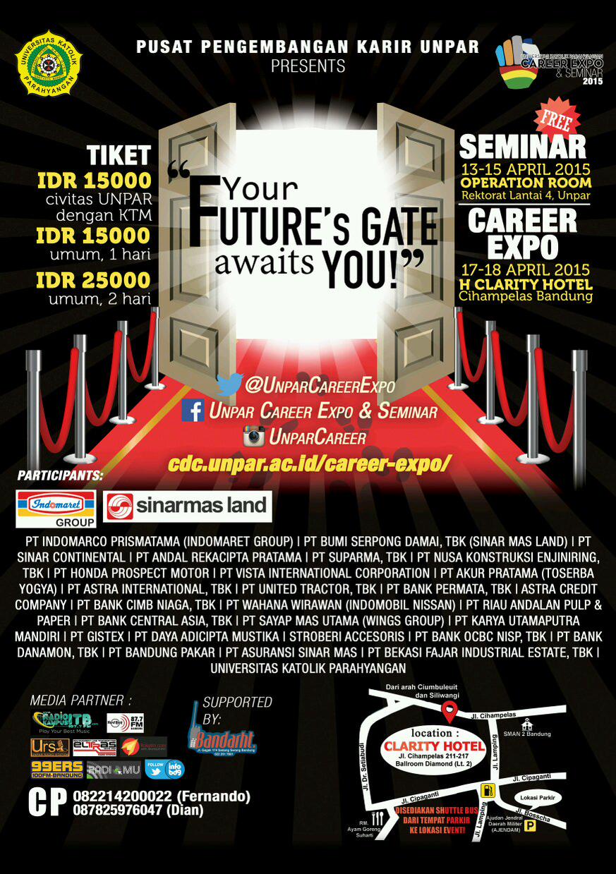 [Job Fair] UNPAR Career Expo - April 2015
