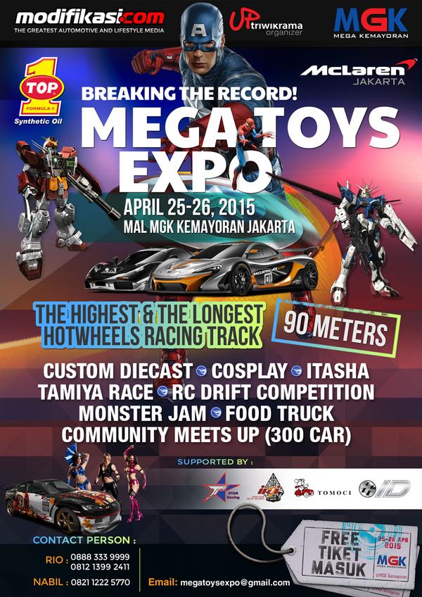 Mega Toys Expo 2015 - MGK Mega Kemayoran