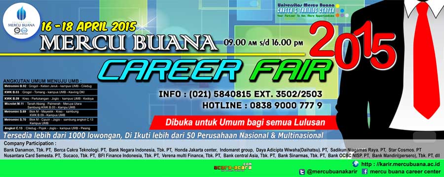 [Job Fair] Mercu Buana Career Fair