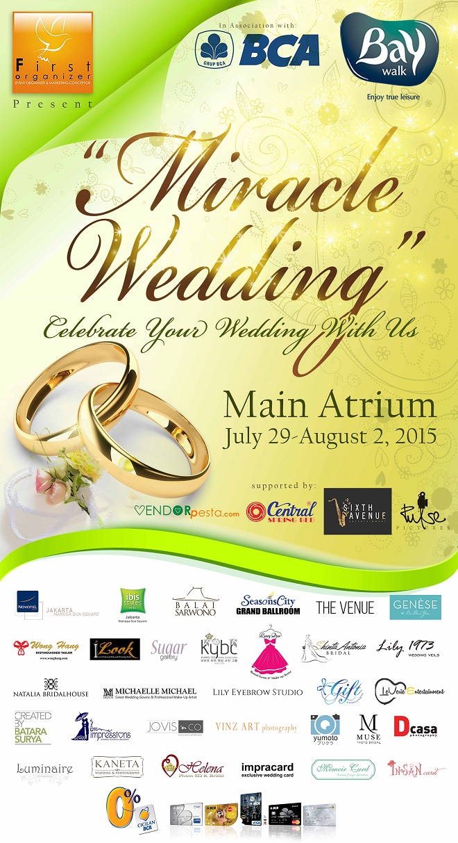 Miracle Wedding Exhibition - Baywalk Pluit