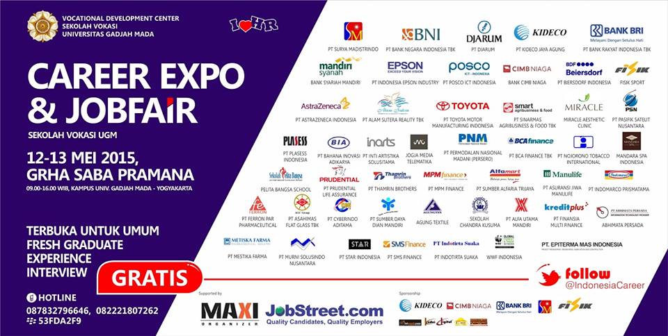 [Job Fair] Career Expo SV-UGM Jogjakarta