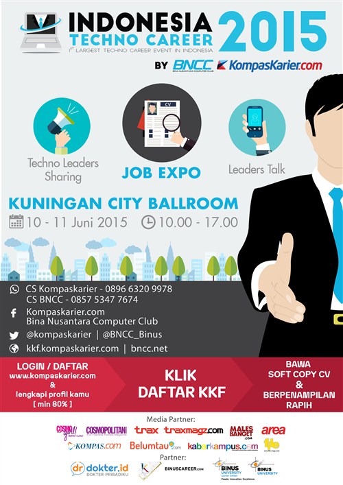 [Job Fair] Kompas Karier Fair Jakarta & Indonesia Techno Career