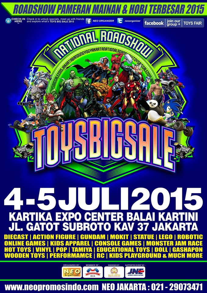 Pameran Toys Big Sale Jakarta