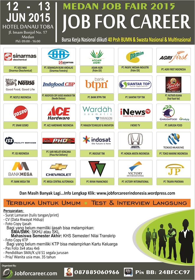 [Job Fair] Medan Job For Career 2015